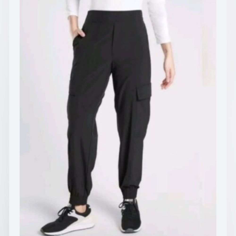 Athleta Chelsea Utility Joggers Black Size 4
